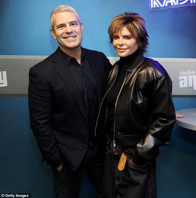 'He's written his own books and done what he's done. You know, I think - he put my personal text messages in his book,' she said; Rinna and Cohen seen in February 2025 in NYC - DailyMailUS