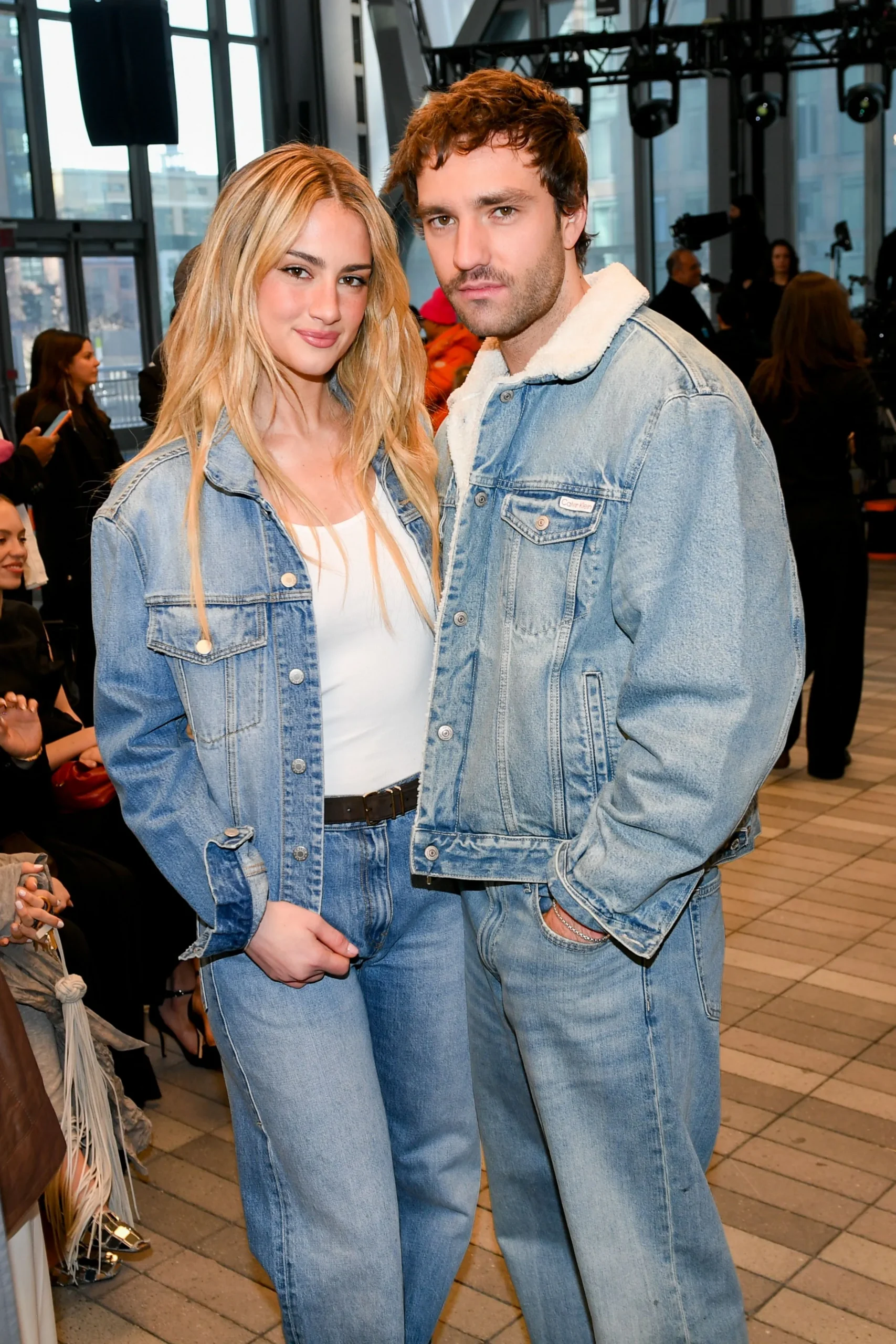 Jackson White and Grace Van Patten, real-life couple and Tell Me Lies co-stars.