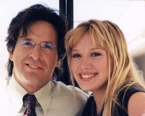 Hilary Duff with Robert Carradine in the early 2000s.