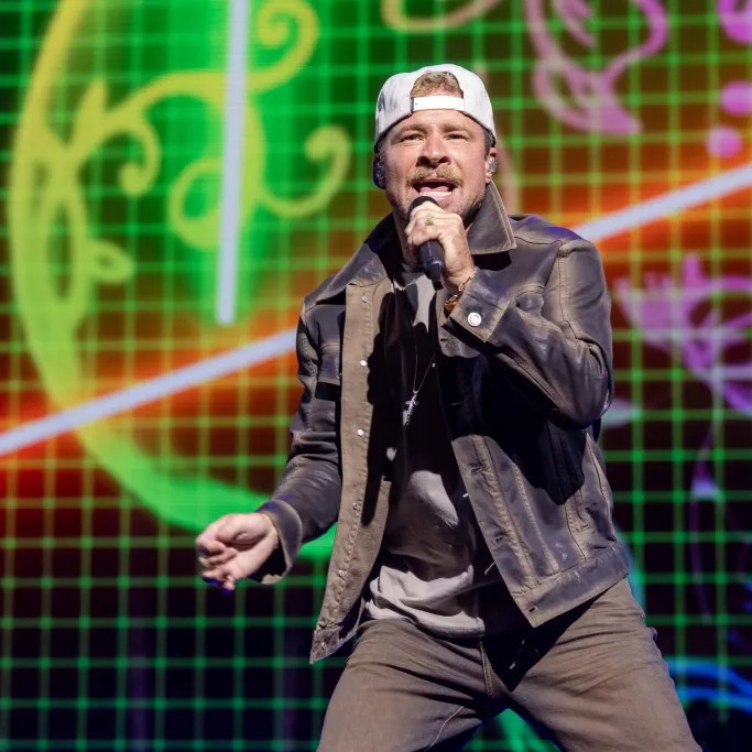 The Backstreet Boys' Brian Littrell (pictured above performing at Stagecoach Music Festival in April 2025) filed an amended trespassing complaint against Carolyn Barrington Hill after suffering a legal setback earlier this month. - Daniel DeSlover/ZUMA Press / SplashNews.com