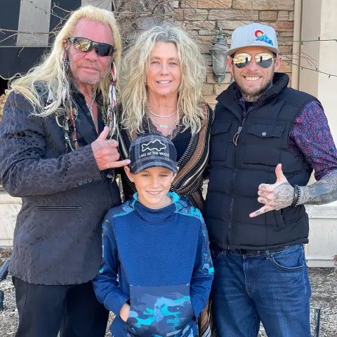 Dog the Bounty Hunter's stepson has been arrested in the accidental fatal shooting of his own son last summer. - pagesix