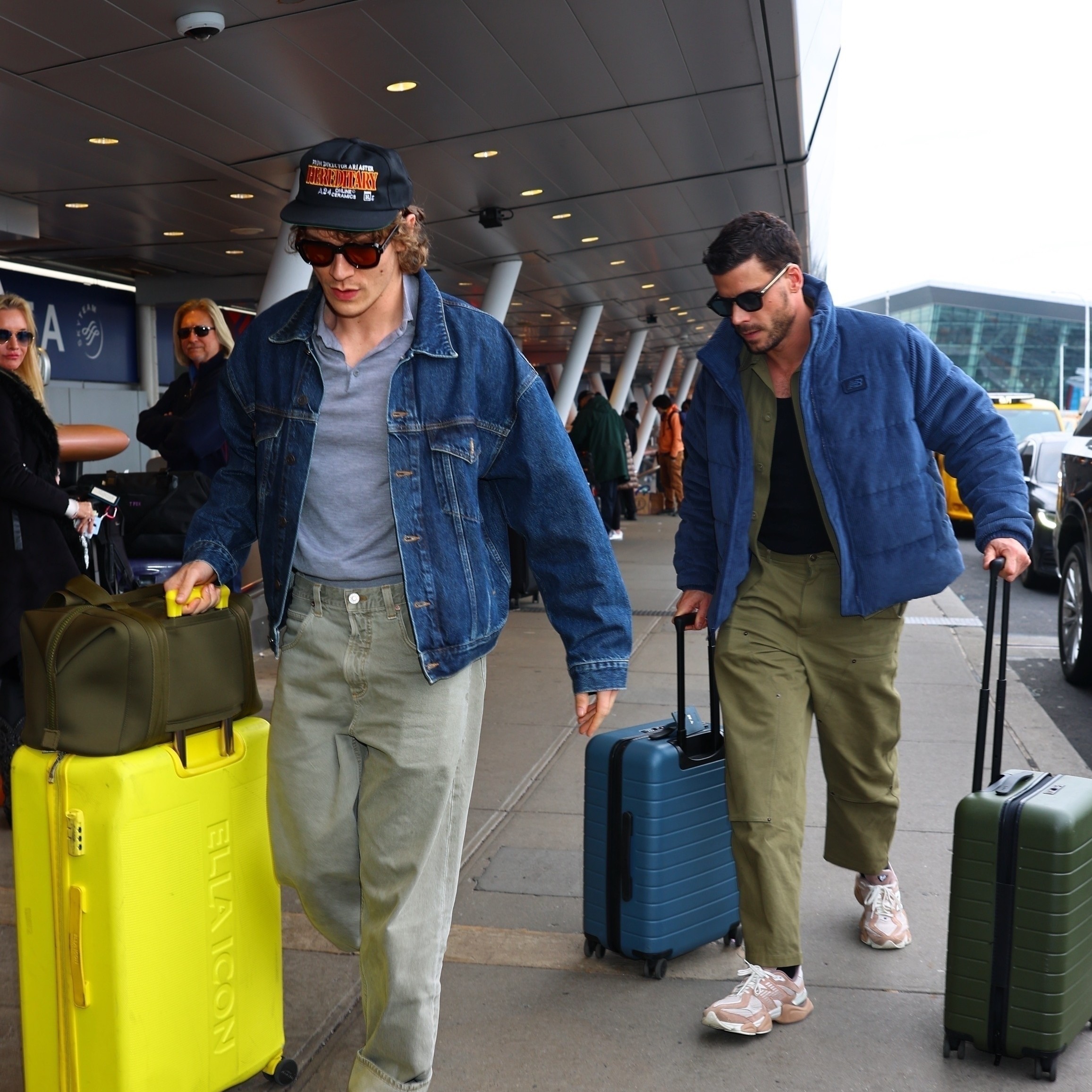 They first sparked romance rumors after being seen leaving JFK together after a NYC press week. - pagesix