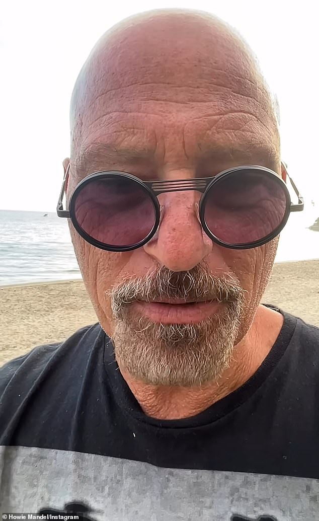 Mandel's shoreside Instagram video in which he apologizes to Kelly Ripa.