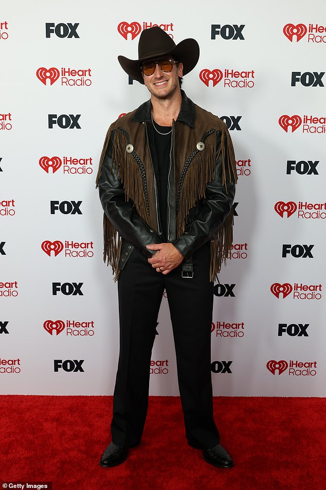 Russell Dickerson on the iHeartRadio Music Awards red carpet, March 2026