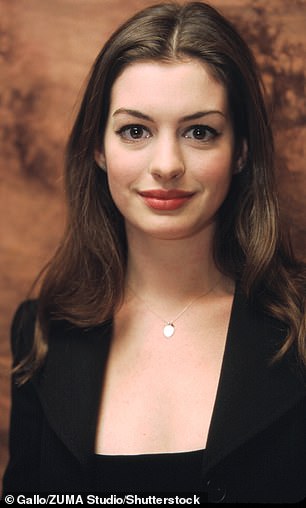 Anne Hathaway in 2002, early in her career after The Princess Diaries.