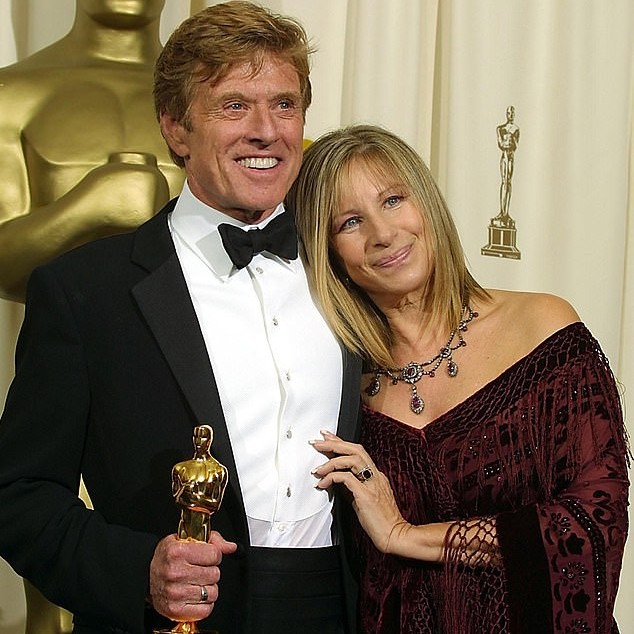Redford and Streisand seen in 2002 at the 74th Academy Awards - Daily Mail US