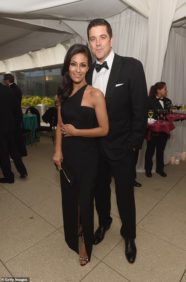 Josh Elliott and Liz Cho at a formal event