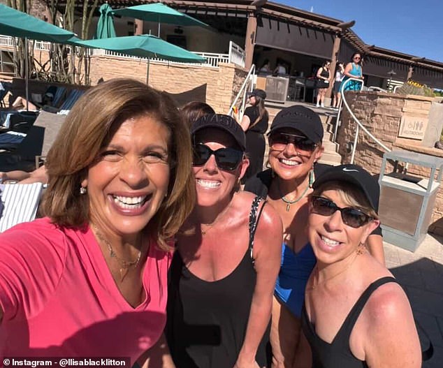 Hoda Kotb joins guests for retreat activities, including breathwork.