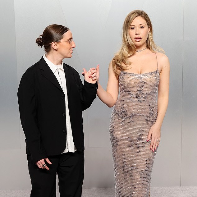 The Hacks star attended the Vanity Fair Oscar party with her wife Gabby Windey - Daily Mail US