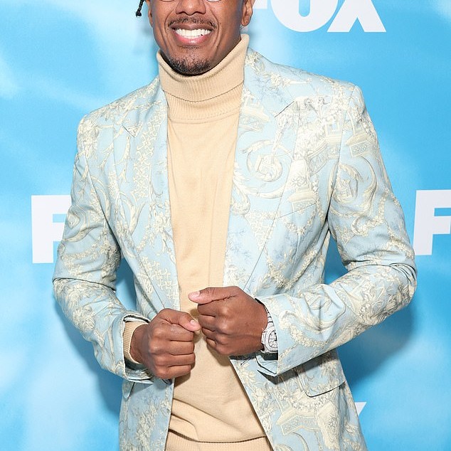 Nick Cannon denounced the Democrats as 'the party of the KKK' and praised the Republicans for having 'freed the slaves' in an interview with Amber Rose; Cannon pictured 2024 - Daily Mail