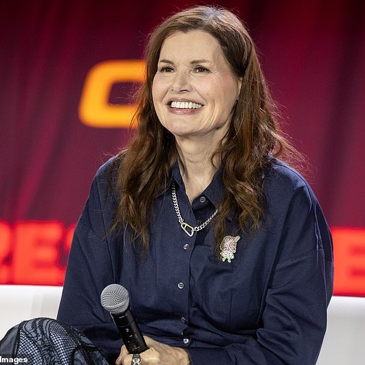 At the A League of Their Own panel on Friday, Davis looked as though she had discovered the secret to eternal youth - Daily Mail US