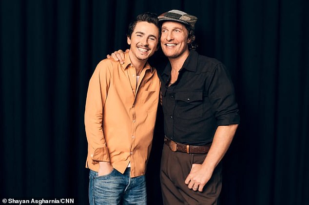 Timothee Chalamet on Oscars night after lighthearted jokes during the telecast