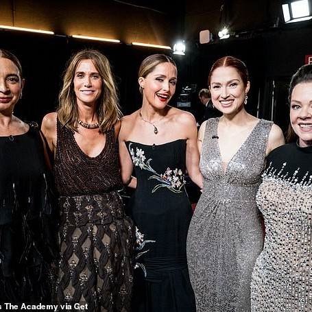 The cast of Bridesmaids sent fans into a frenzy as they reunited to present two awards at the 98th Annual Academy Awards on Sunday - Daily Mail US