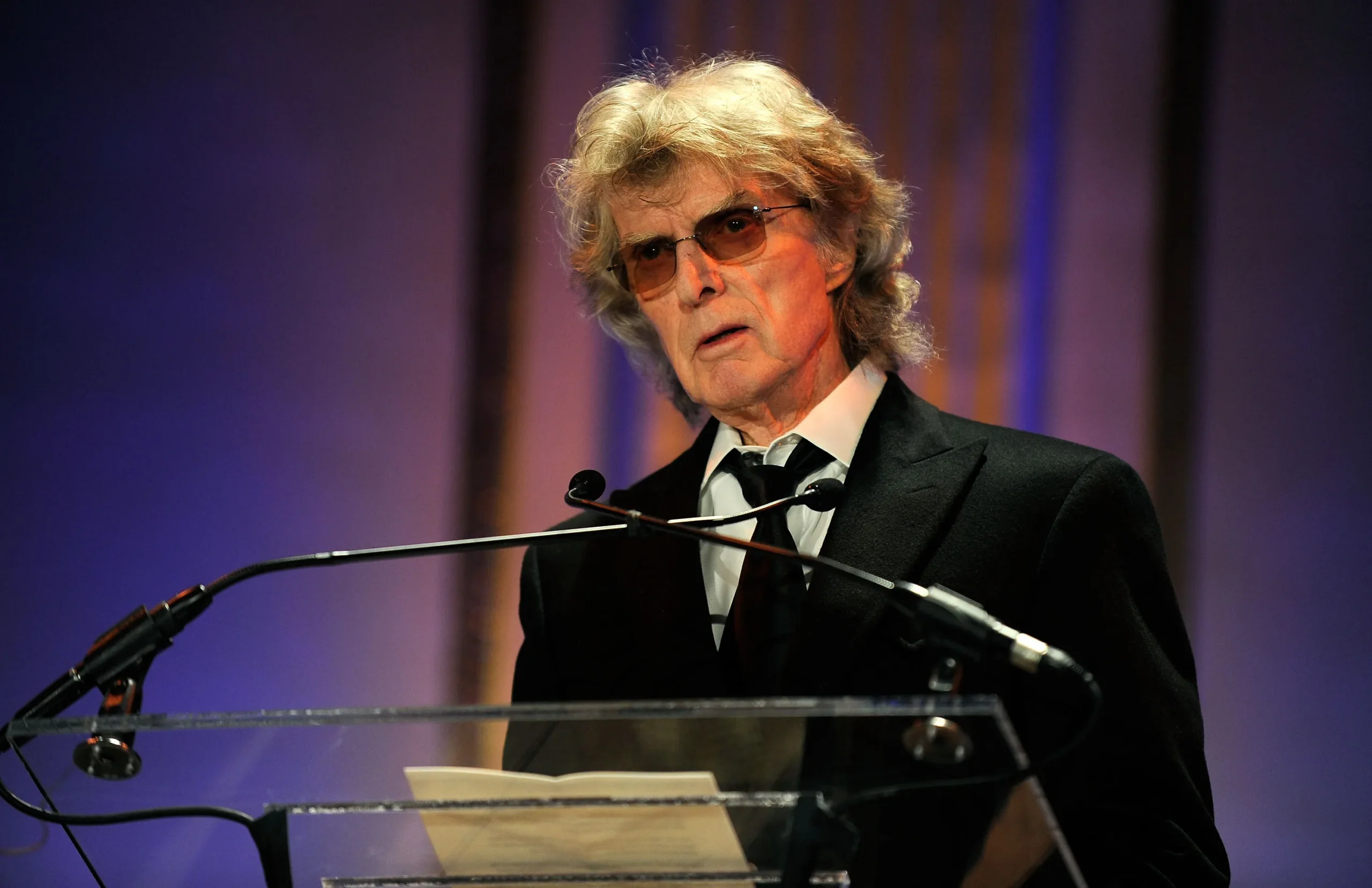 Don Imus speaks at the 2010 AFTRA AMEE Awards in New York City on Feb. 22, 2010.