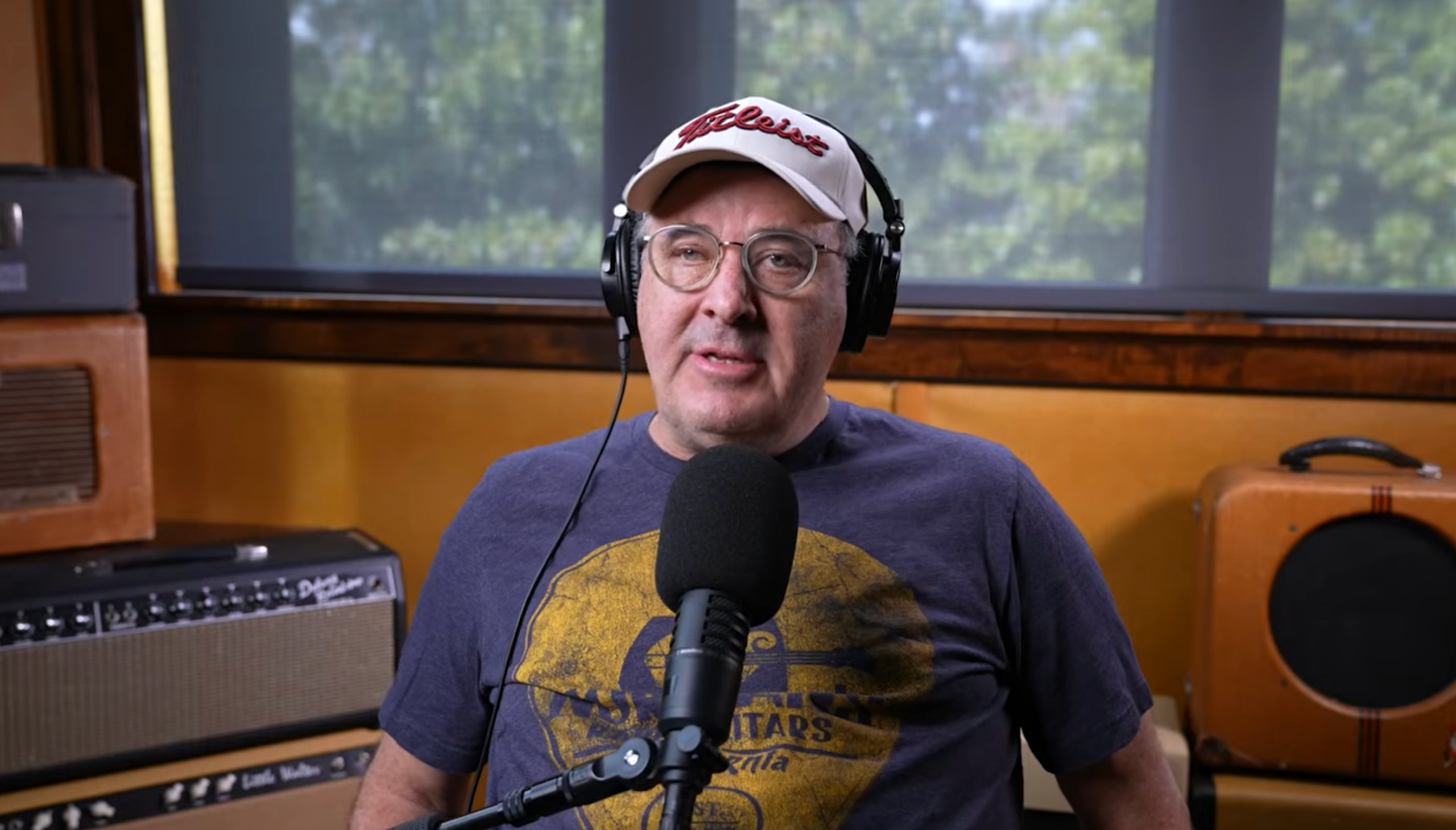Vince Gill speaks to Phil Rosenthal and David Wild during an appearance on the "Naked Lunch" podcast on March 5, 2026.