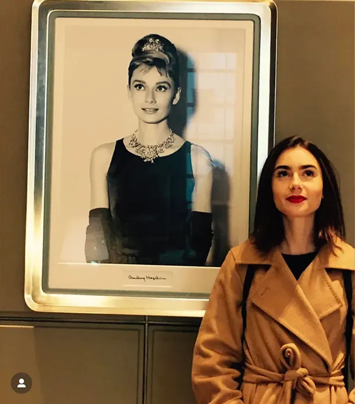 Lily Collins has been open about her admiration for Audrey Hepburn over the years.