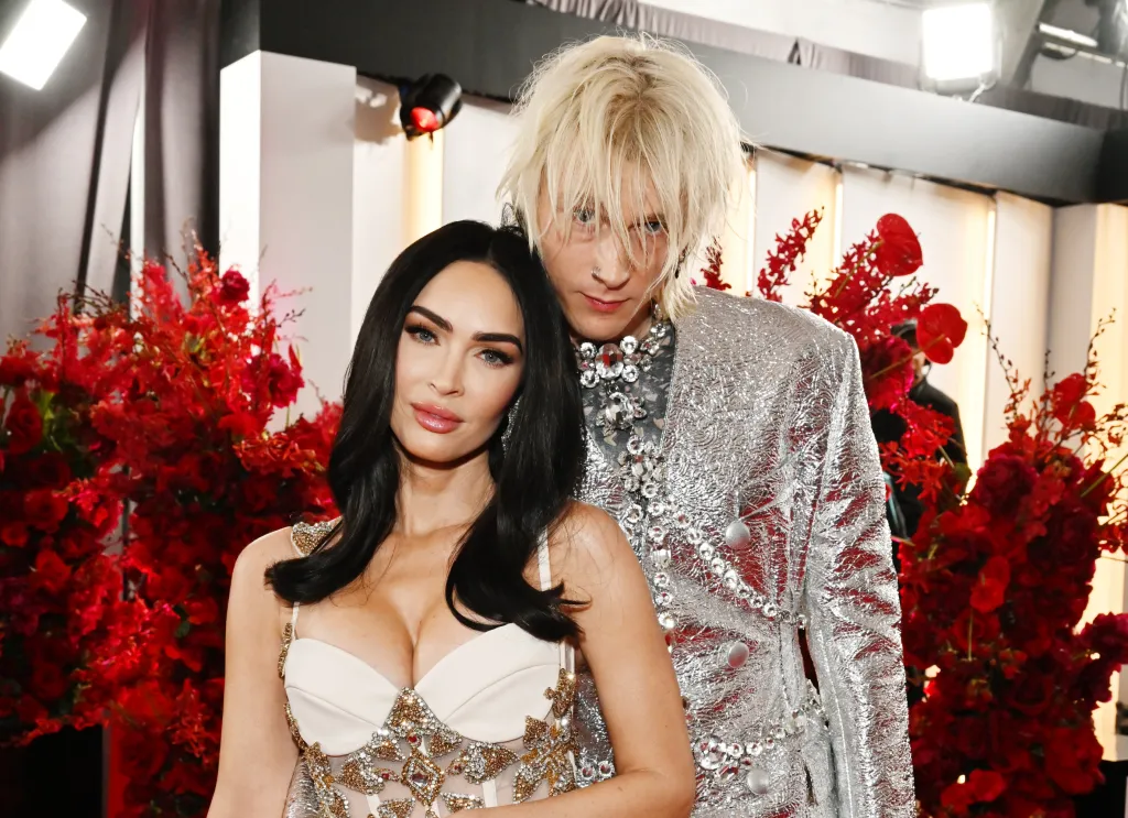 Megan Fox and Machine Gun Kelly at the 65th Grammy Awards in 2023.