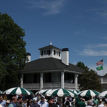 Many bigwigs and VIPs hang out near the clubhouse as the action unfolds nearby - Daily Mail US