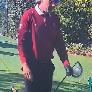 Sergio Garcia snapped his driver after repeated smashing it in a fit of fury at The Masters - Daily Mail US