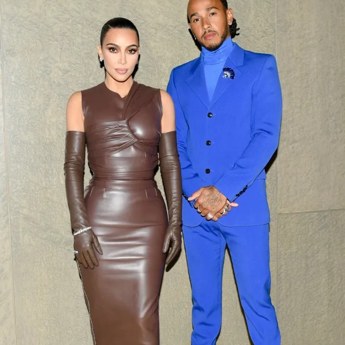 "This is a good thing. Kanye [isn't] questioning 'Is Lewis a good person?'" a Kanye West source said of his ex-wife Kim Kardashian's relationship with Lewis Hamilton (above). - Joe Schildhorn/BFA.com / Shutterstock
