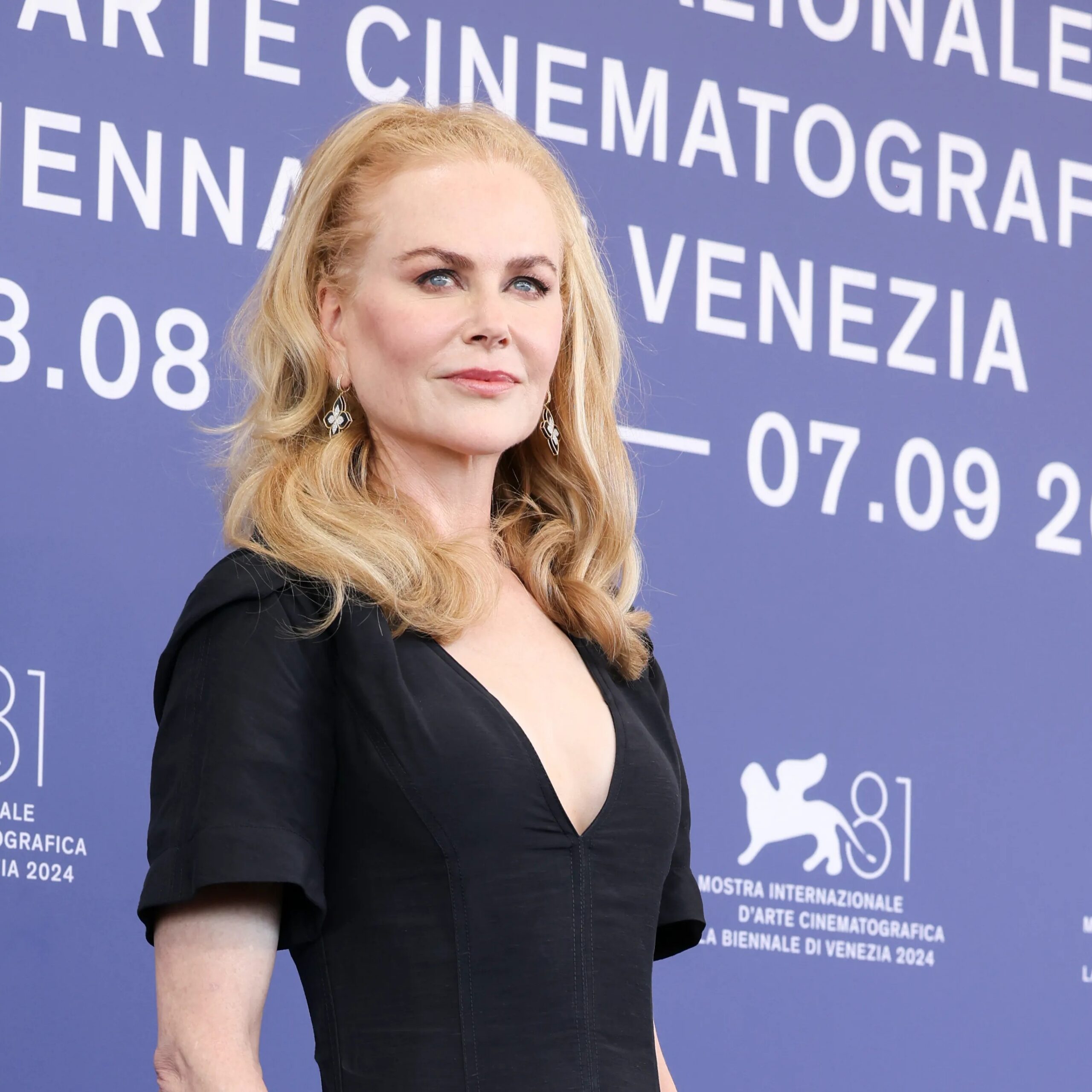 Kidman at the "Babygirl" photocall during the Venice Film Festival in 2024. - WireImage