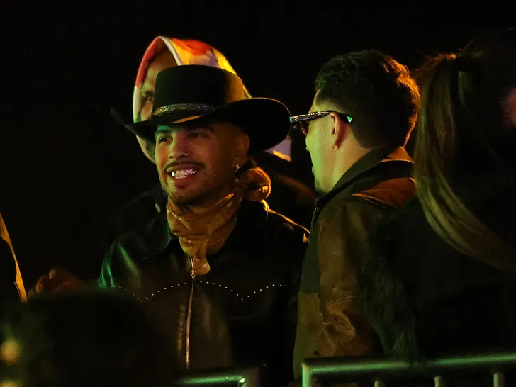 Rauw Alejandro at Neon Carnival during Coachella Weekend 1.